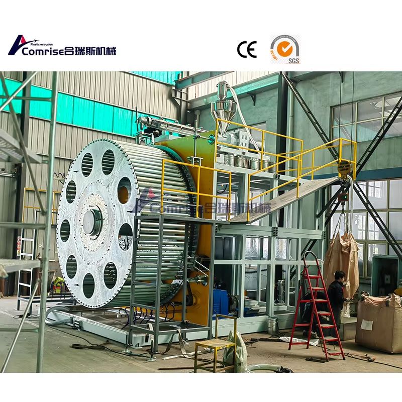 Hollow Wall Spiral Welling Pipe Pipe Line για αποστολή