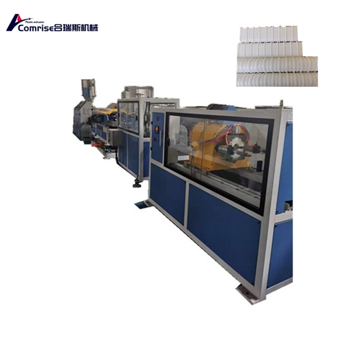 PE Bridge Prested Carbon Spiral Conganated Pipe Machine